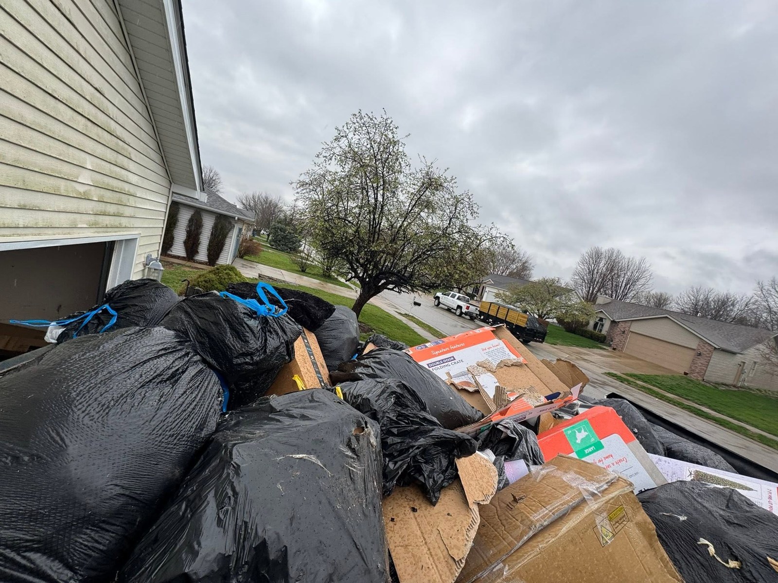 Bulk trash pickup no minimum by L&J's Junk Removal, Central Illinois