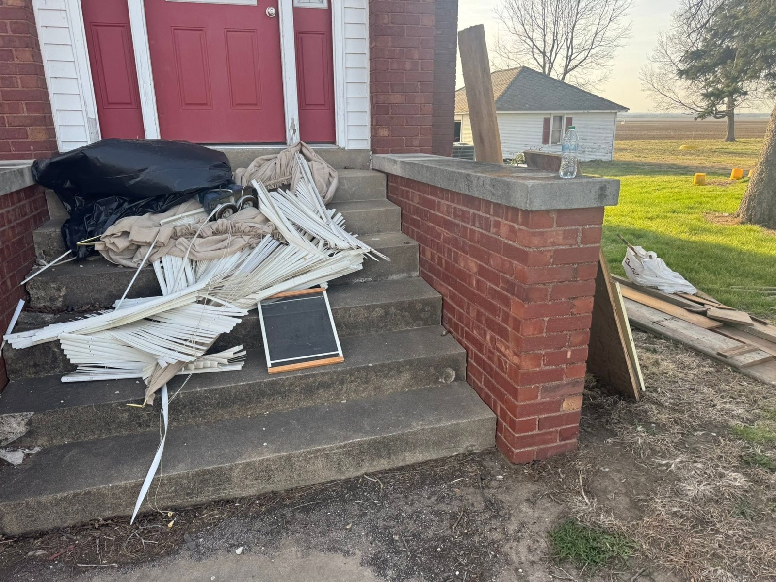 Construction and remodel debris by L&J's Junk Removal, Central Illinois